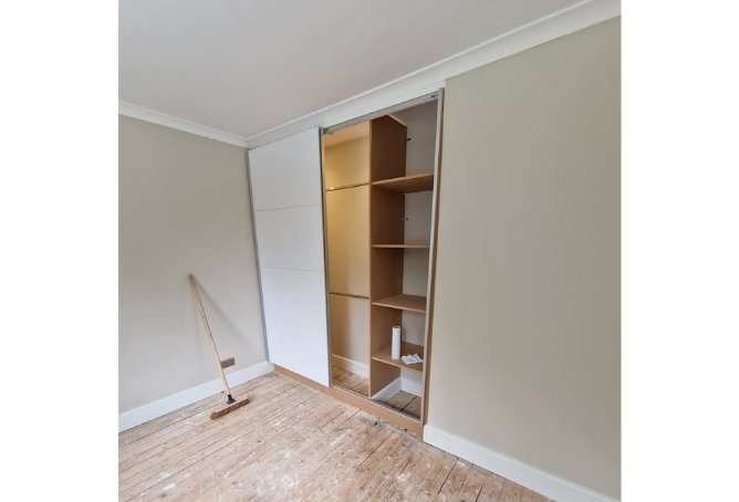 custom shelving in Cwmbran living room