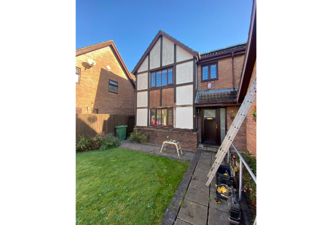 house carpentry project in Usk