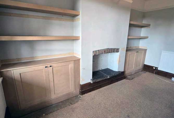 Shelving and cupboards